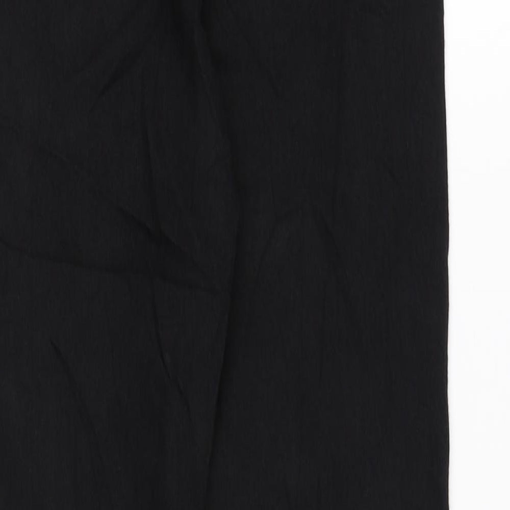 Boohoo Womens Black Cotton Skinny Jeans Size 6 L25 in Regular Zip