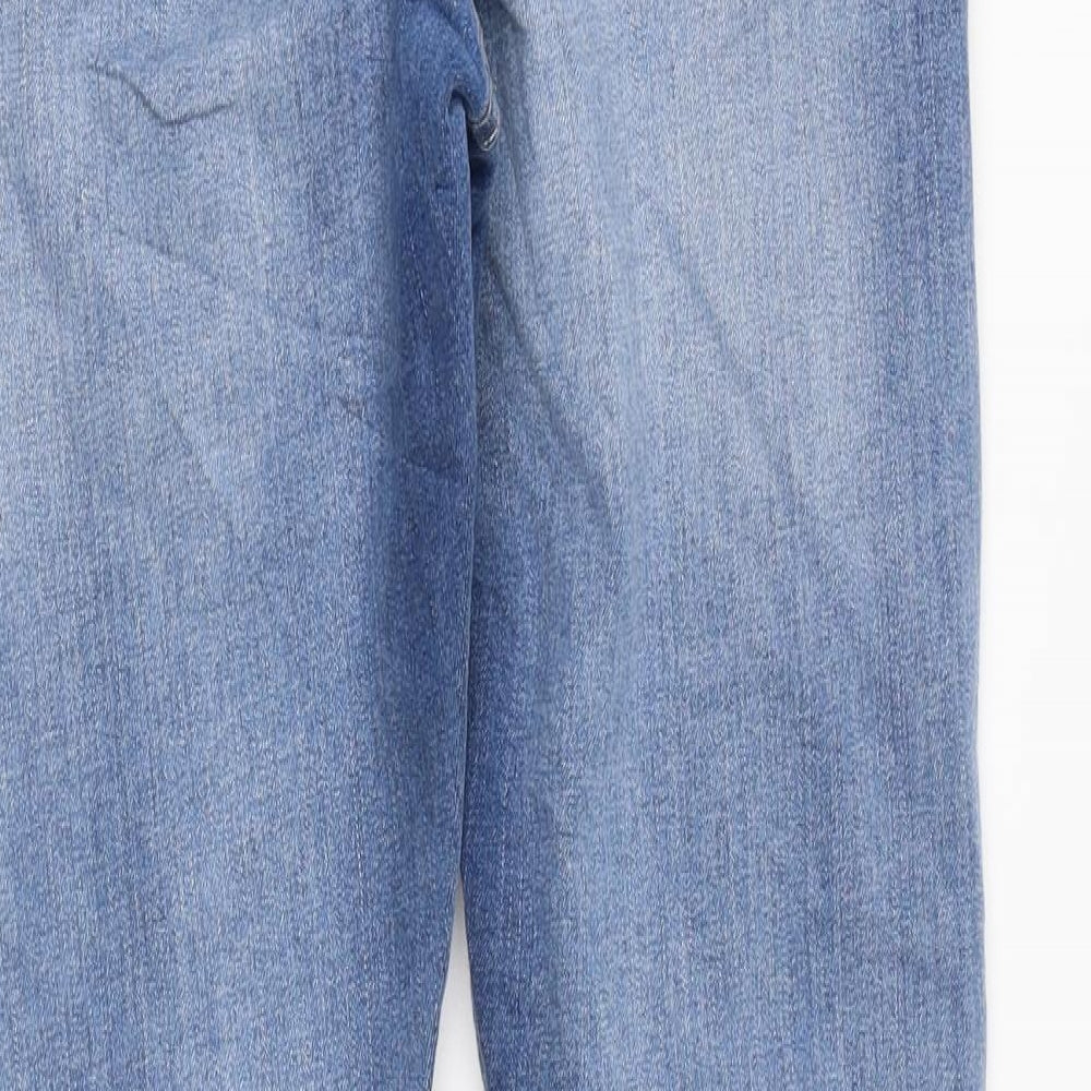 New Look Mens Blue Cotton Skinny Jeans Size 36 in L27 in Regular Zip - Super Skinny