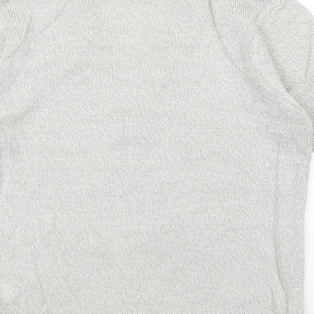 Womens UK Size 10 Damart Grey Pullover Jumper