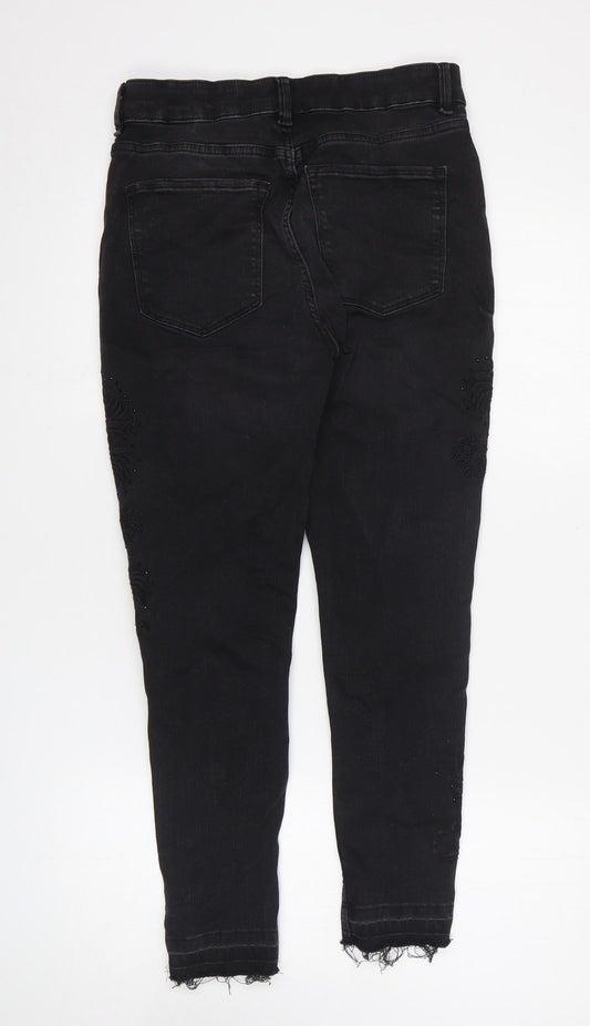 Womens UK Size 12 Marks and Spencer Regular Fit Skinny Black Jeans