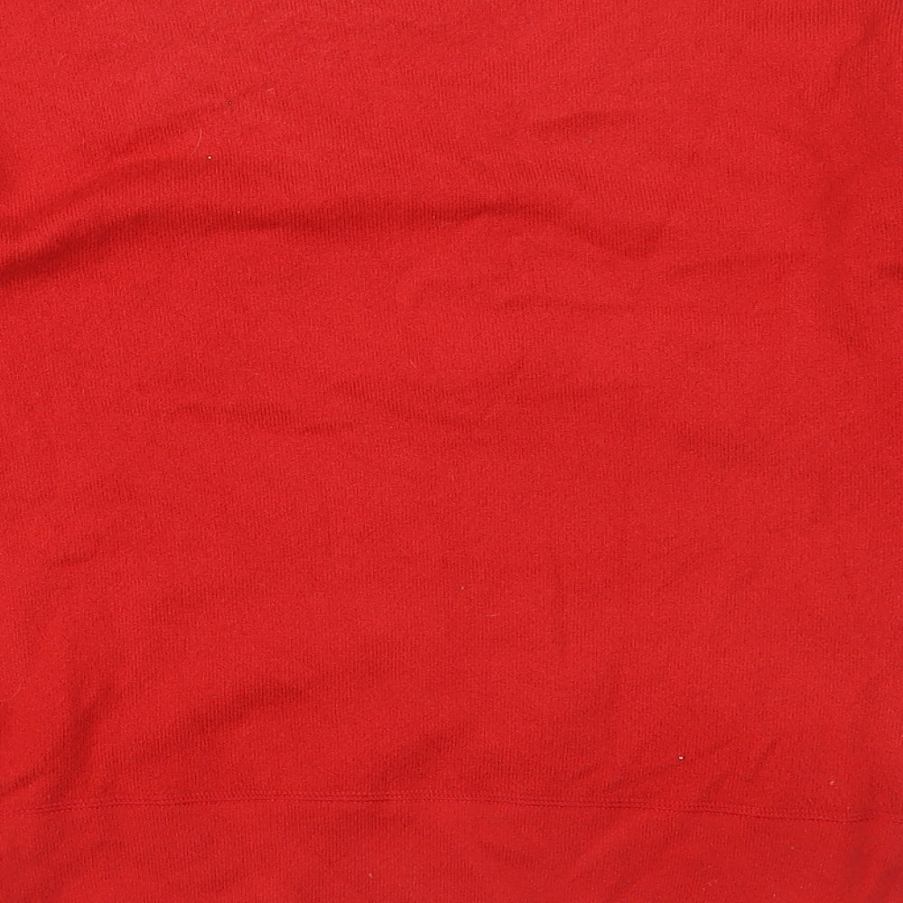 Womens UK Size S French Connection Red Pullover Jumper