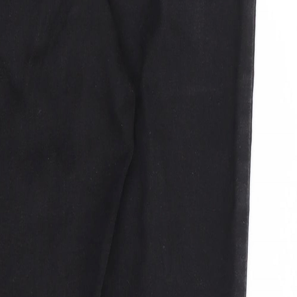 Primark Womens Black Cotton Skinny Jeans Size 8 L28 in Regular Zip