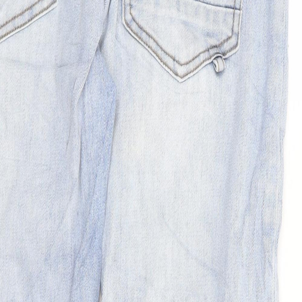 Cotton On Womens Blue Cotton Tapered Jeans Size 28 in L26 in Regular Zip