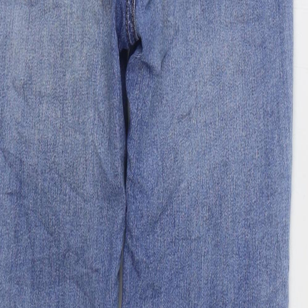 Womens UK Size 4 H&M Regular Fit Skinny Blue Jeans