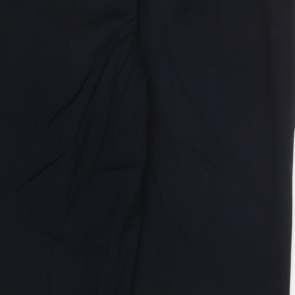 Topman Mens Blue Polyester Dress Pants Trousers Size 34 in L28 in Regular Zip