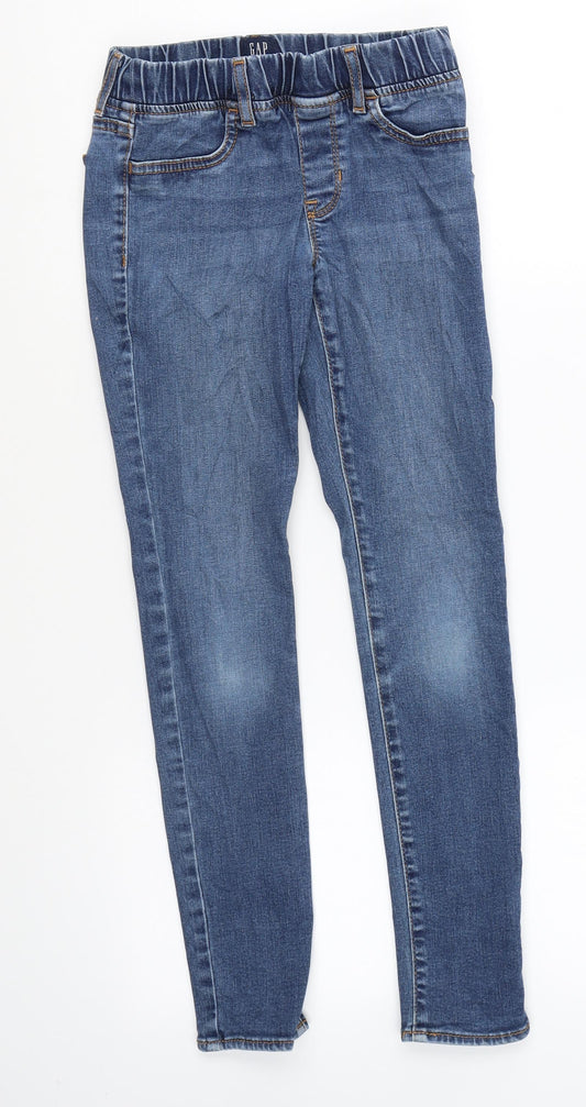 Womens UK Size 10 Gap Regular Fit Skinny Blue Jeans