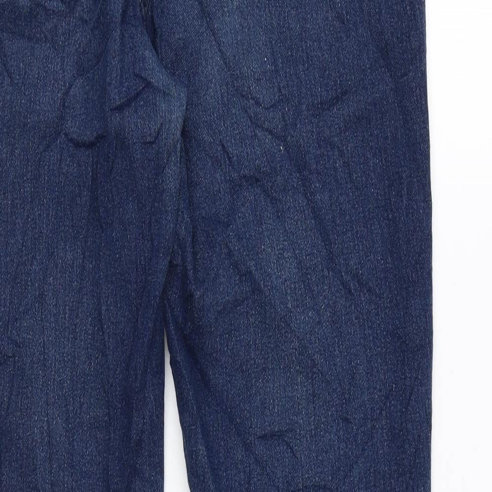 Womens UK Size 27 in H&M Regular Fit Skinny Blue Jeans