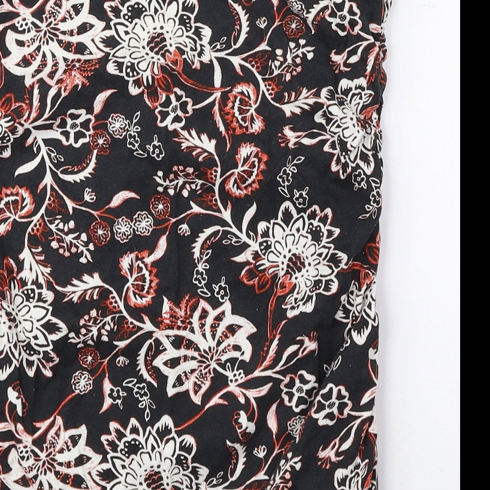 Womens UK Size 12 Dorothy Perkins Multicoloured Basic Blouse