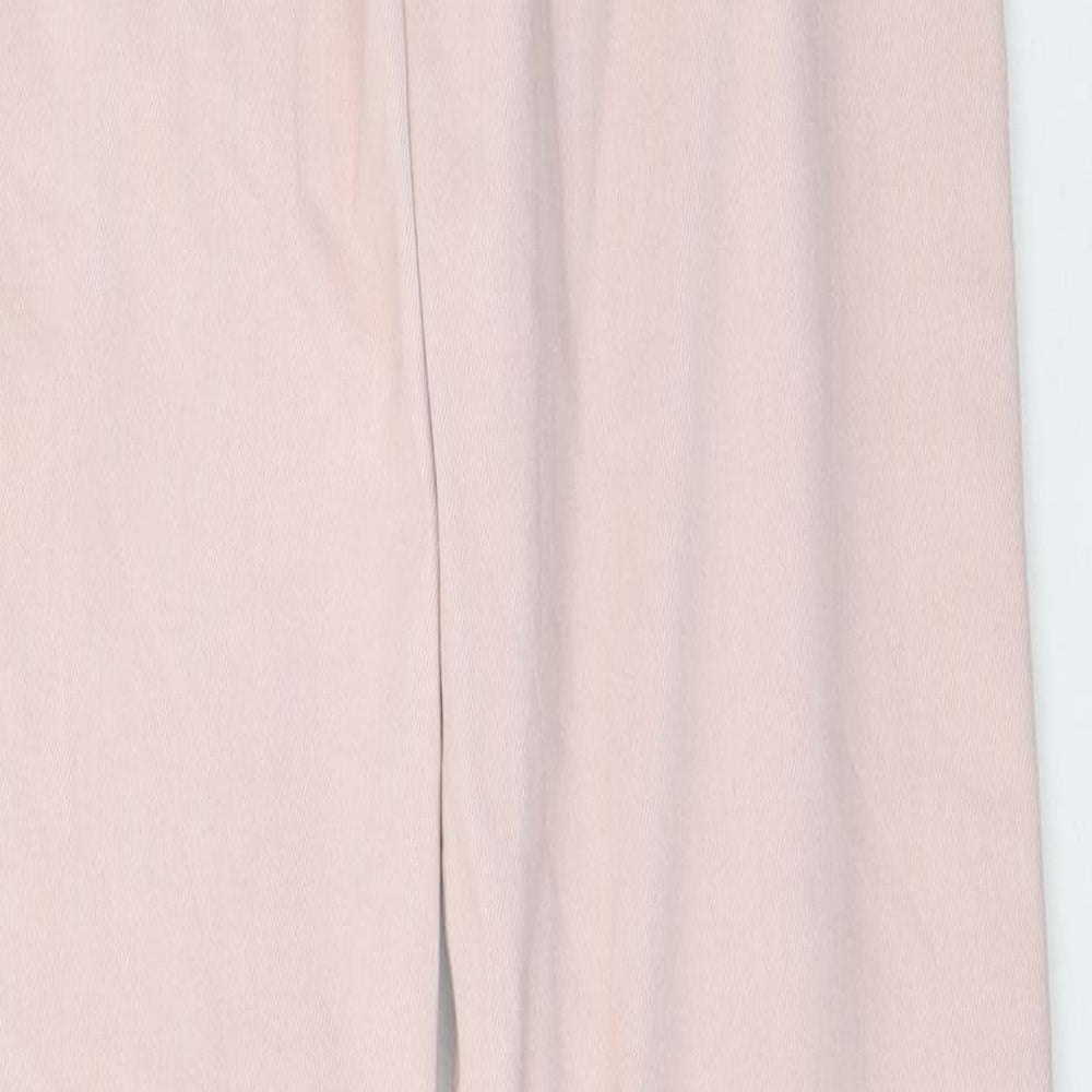 Marks and Spencer Mens Pink Cotton Straight Jeans Size 60 L30 in Regular Zip