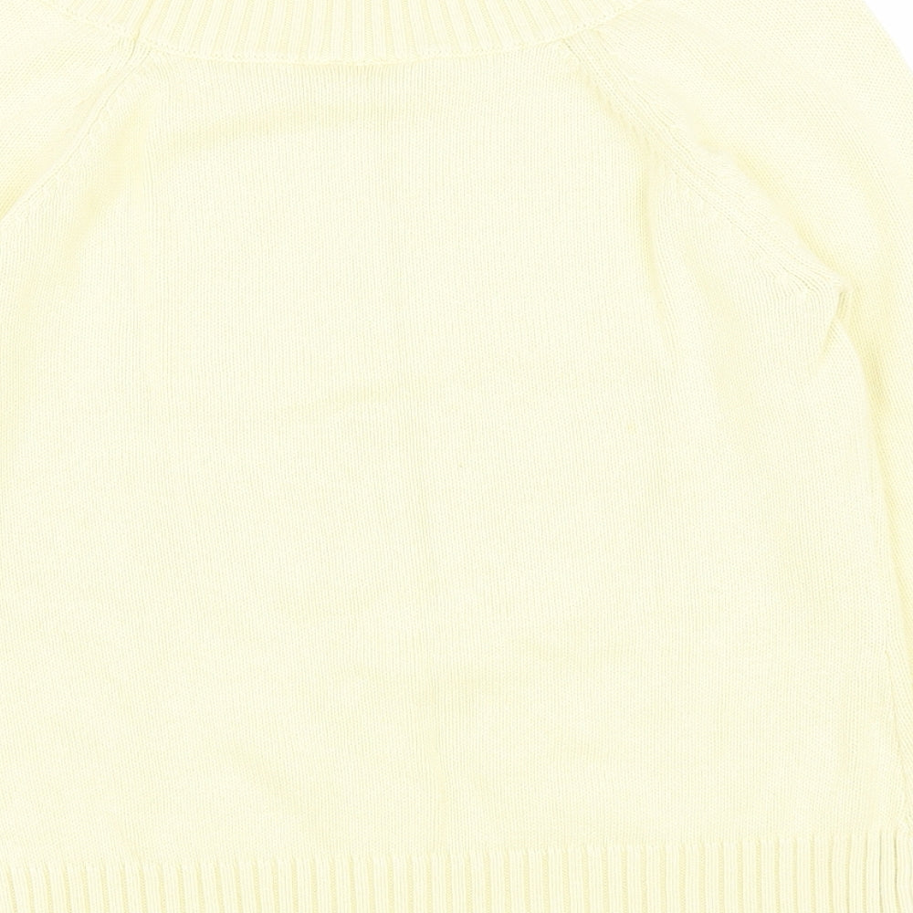 Womens UK Size 12 BHS Yellow Pullover Jumper
