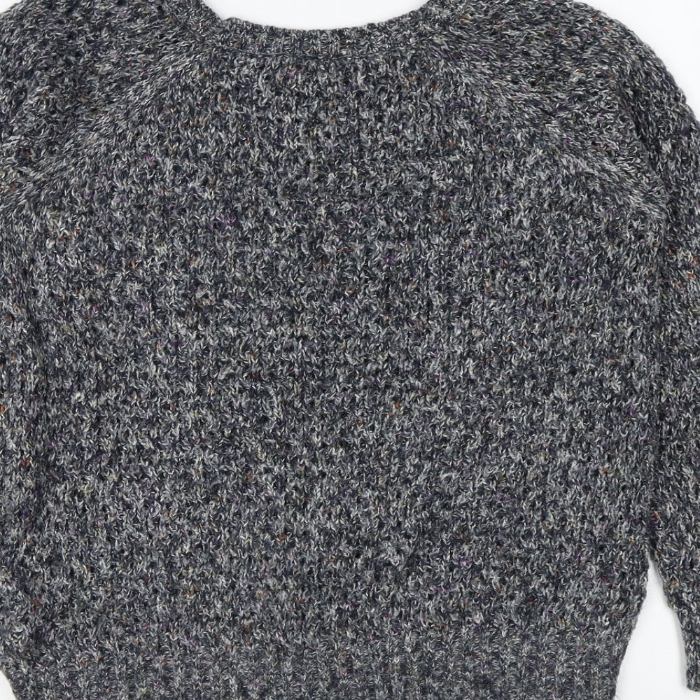 Womens UK Size L FOREVER 21 Blue Pullover Jumper