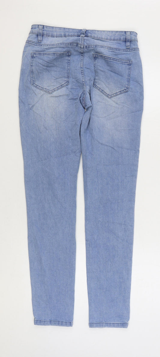VERO MODA Mens Blue Cotton Skinny Jeans Size 29 in L32 in Regular Zip