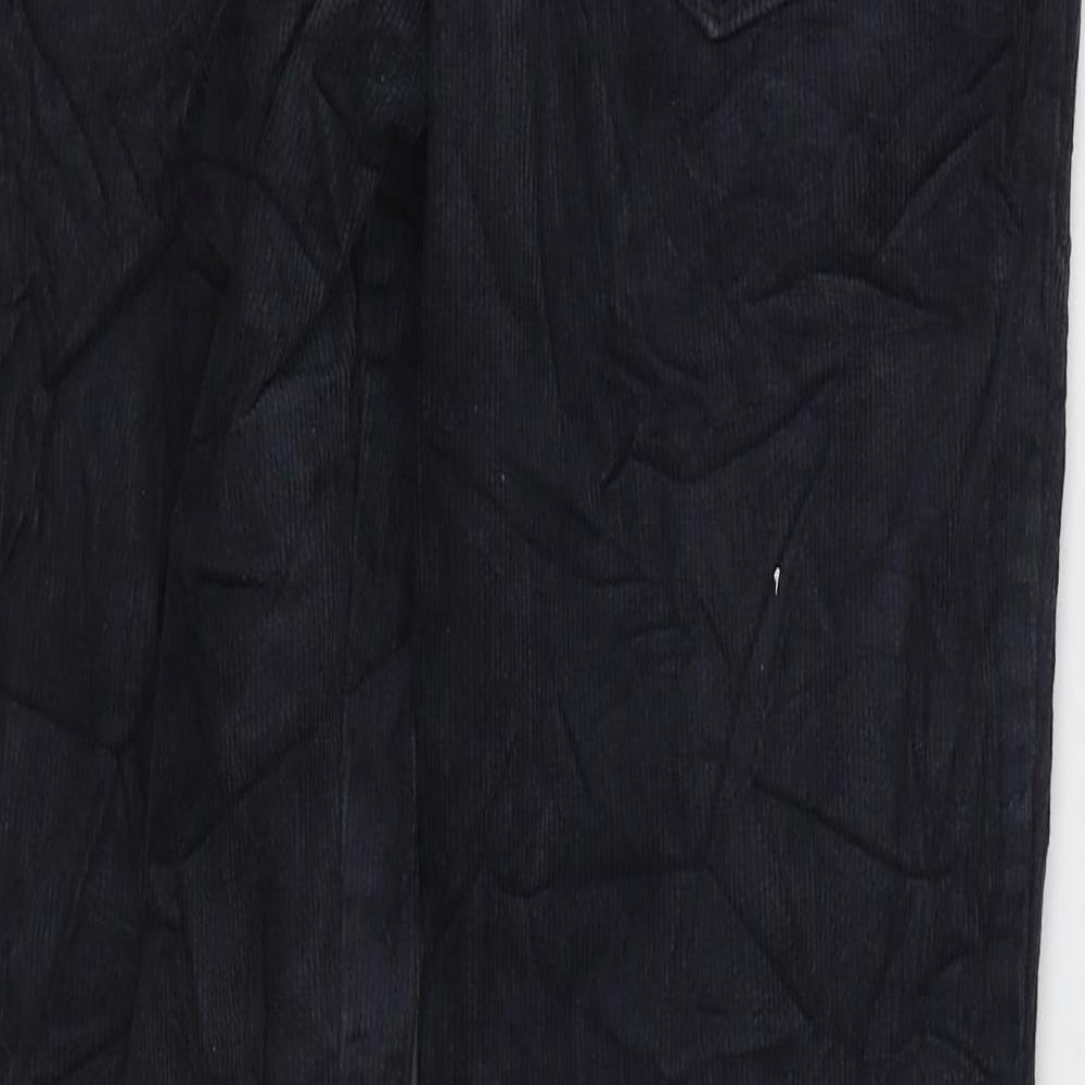 TU Womens Grey Cotton Trousers Size 30 in L32 in Regular Zip