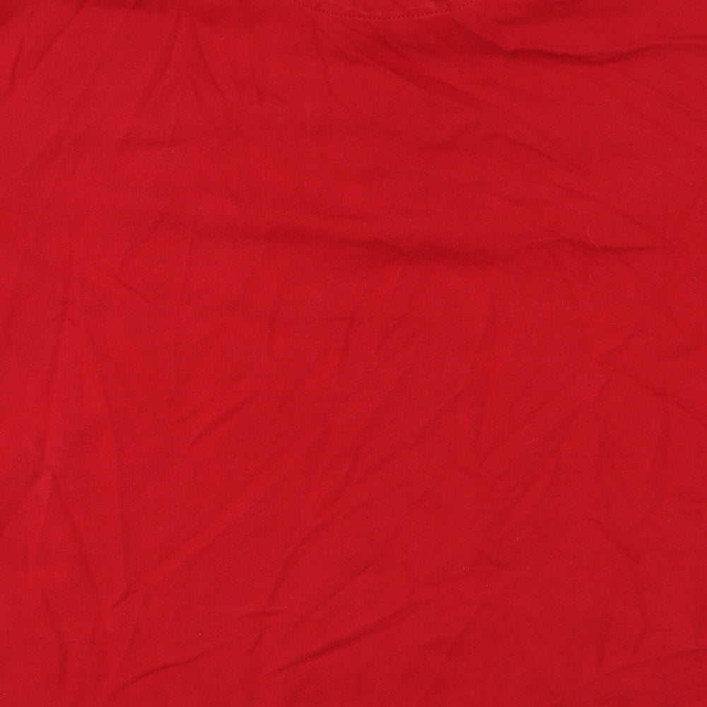 WRU Mens Red Cotton Polo Size 2XL Collared Button - Wales Rugby