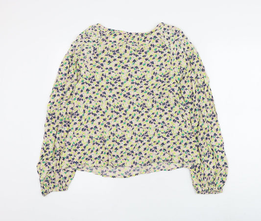 Womens UK Size 8 Marks and Spencer Multicoloured Basic Blouse