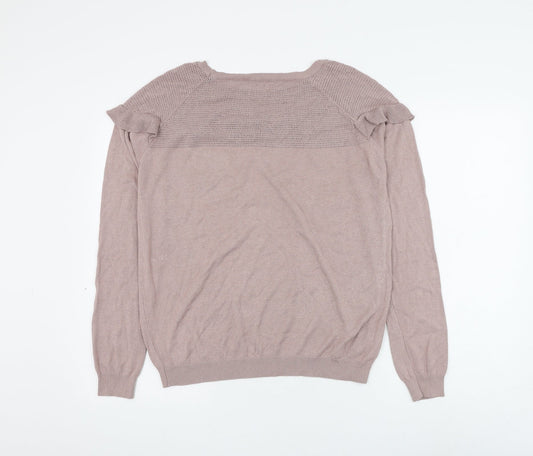Womens UK Size 12 NEXT Pink Pullover Jumper