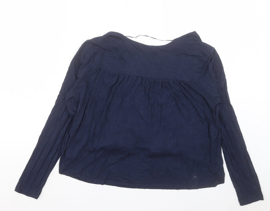 Womens UK Size M H&M Blue Cardigan Jumper