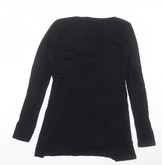 Womens UK Size 8 mamas & papas Black Tunic Blouse