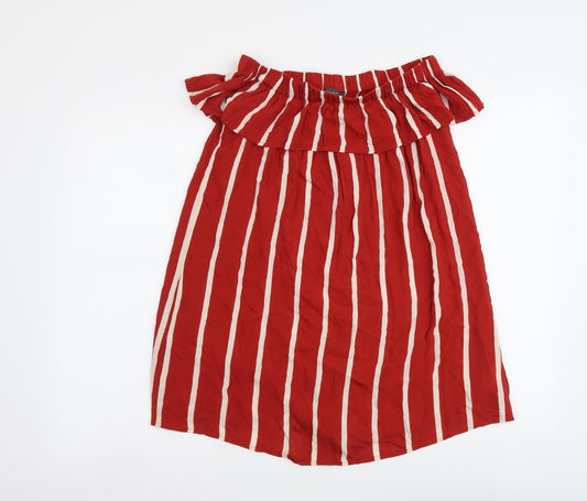 Womens UK Size 6 Primark Red Basic Blouse