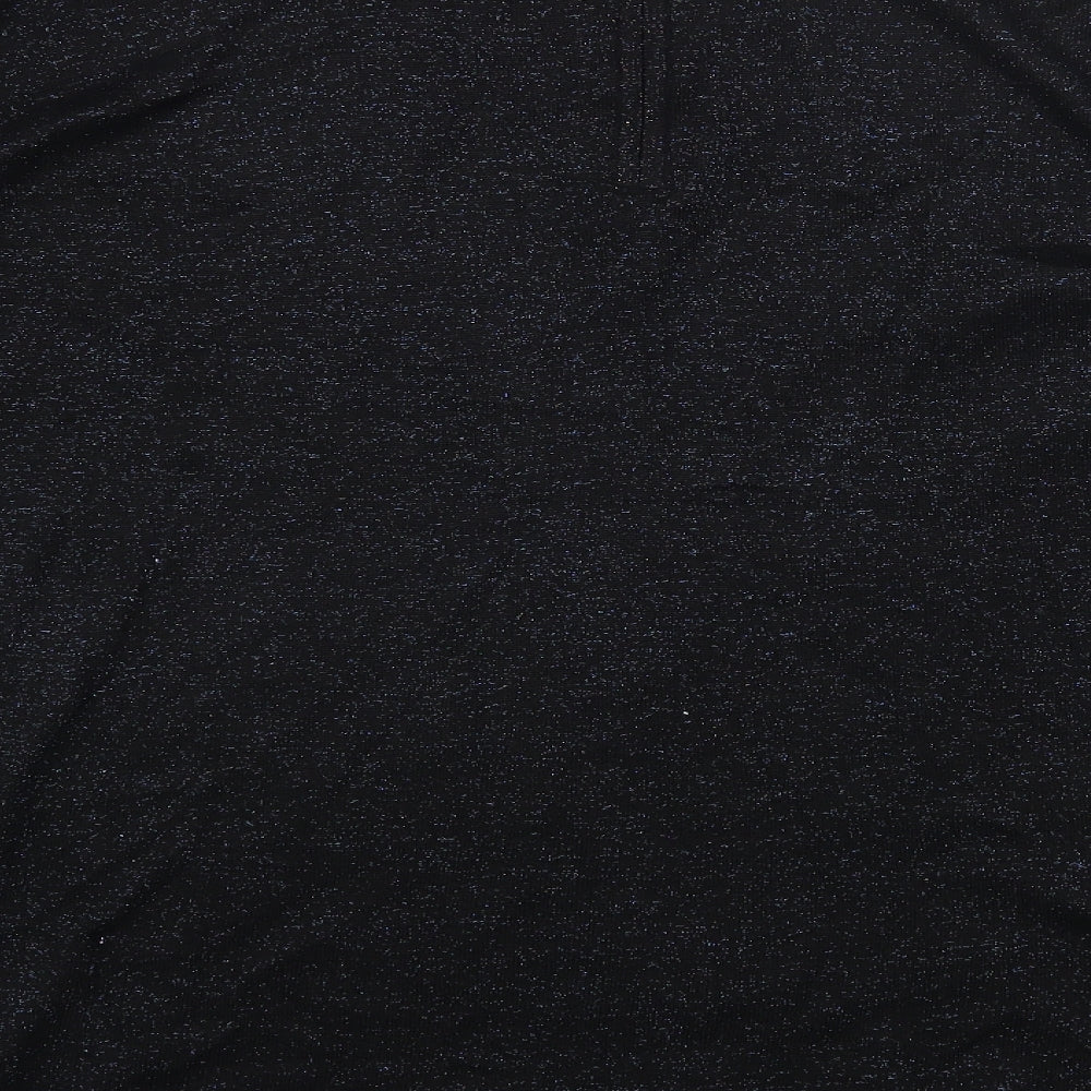 Womens UK Size M Wallis Black Jersey T-Shirt