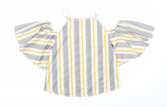 Womens UK Size 6 Select Yellow Basic Blouse