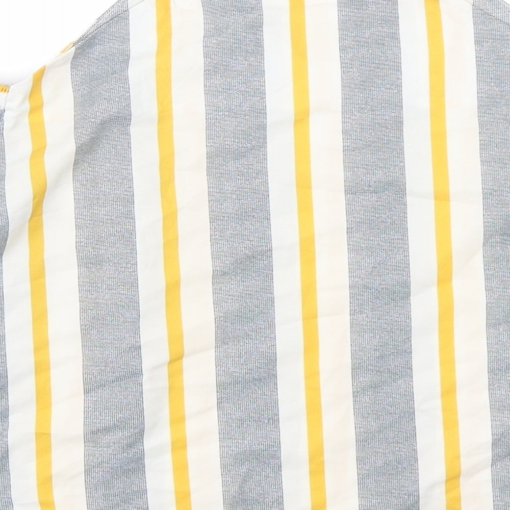 Womens UK Size 6 Select Yellow Basic Blouse