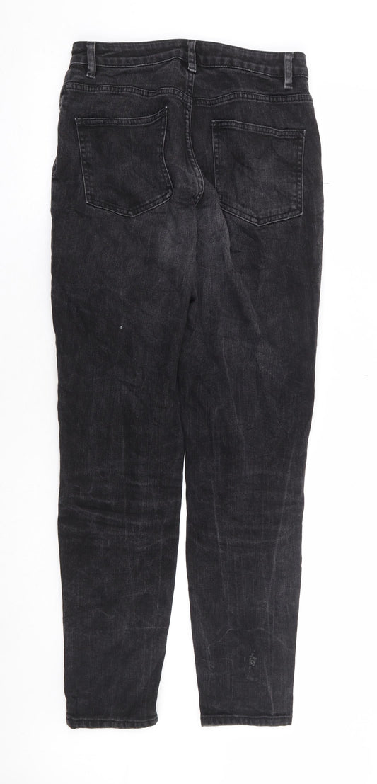 ASOS Mens Black Cotton Skinny Jeans Size 30 in L32 in Regular Zip