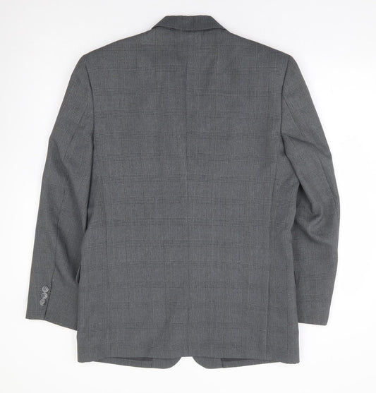 Mens UK Size 38 C&A Regular Grey Suit Jacket