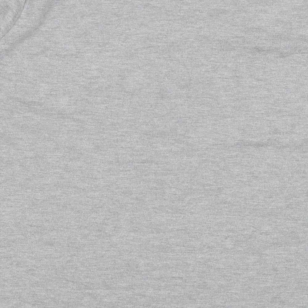 Womens UK Size M Bonmarché Grey Basic T-Shirt