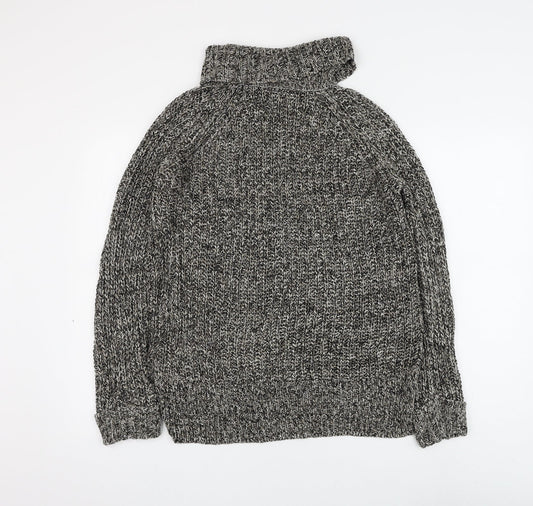 Womens UK Size 8 Topshop Grey Pullover Jumper