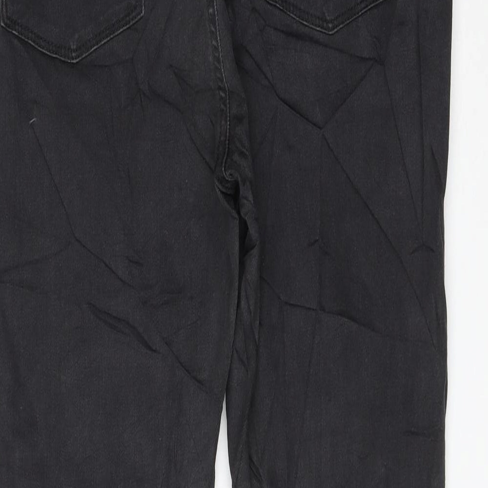 Very Womens Black Cotton Skinny Jeans Size 12 L29 in Regular Zip