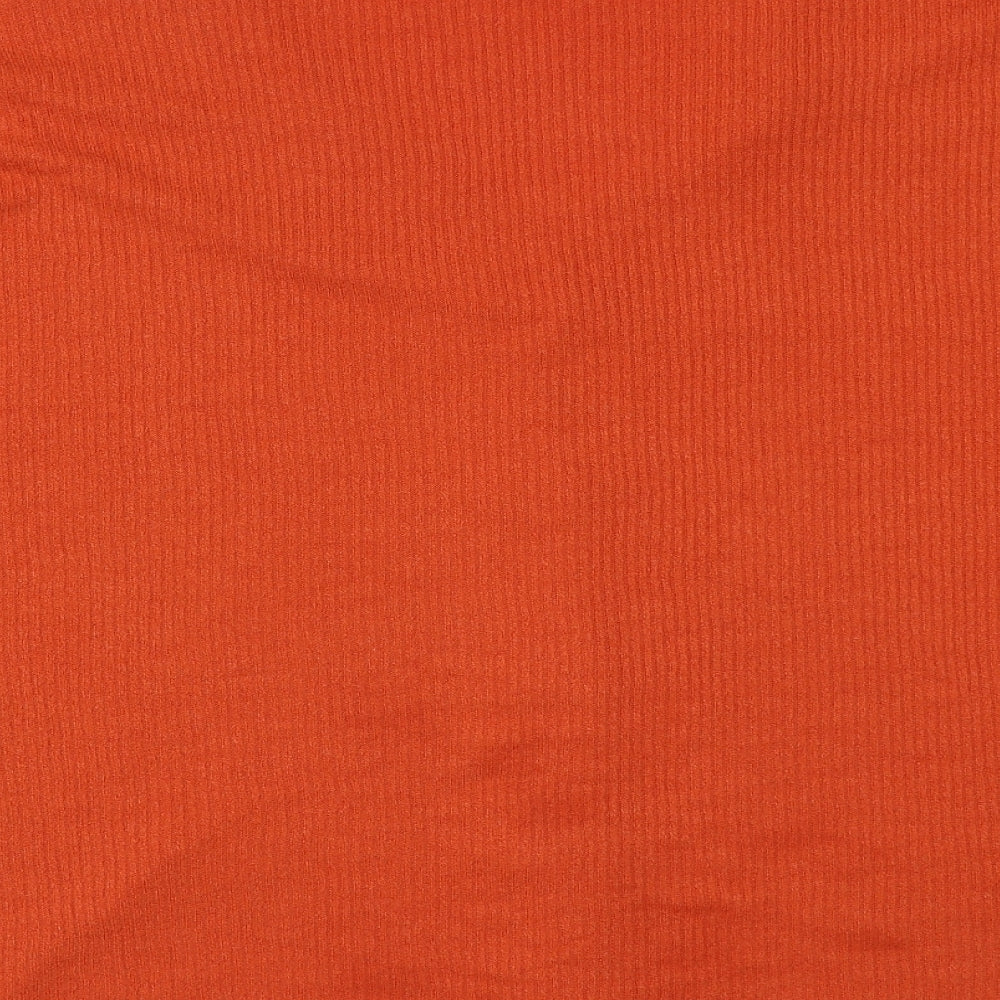 Womens UK Size L New Look Orange Pullover Jumper