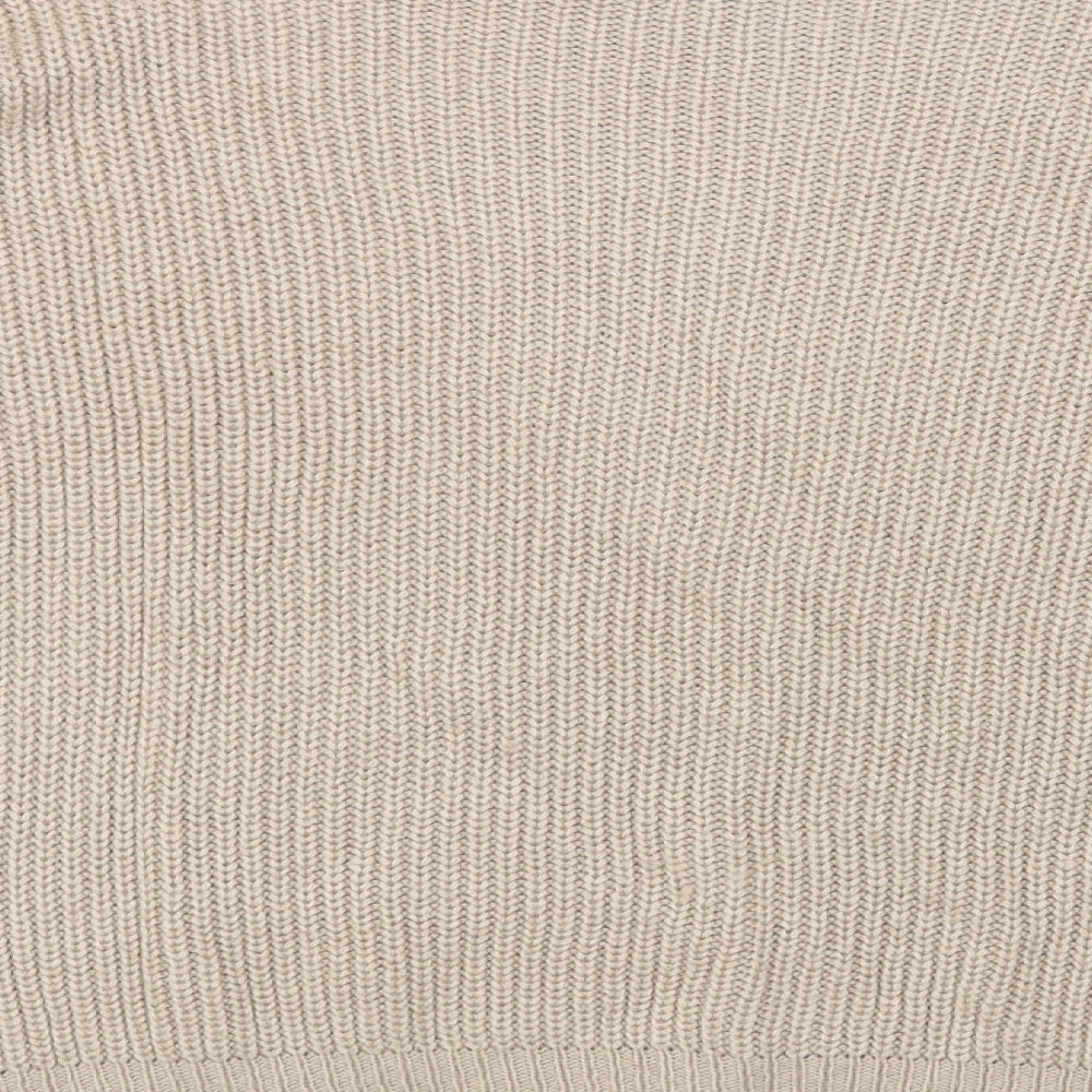 Womens UK Size S Missguided Beige Pullover Jumper