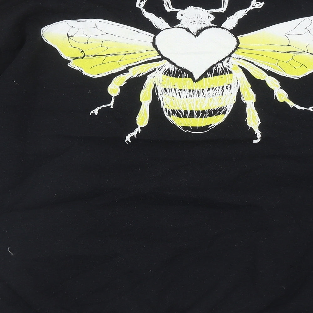 Gildan Womens Black Cotton Pullover Sweatshirt Size XL Pullover - Bee