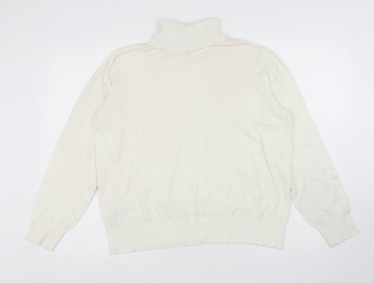 Womens UK Size XL H&M Ivory Pullover Jumper