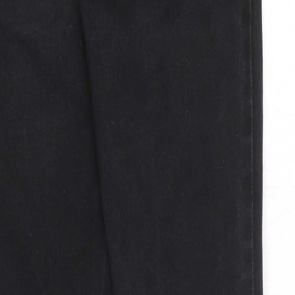 Denim & Co. Womens Black Cotton Skinny Jeans Size 8 L31 in Regular Zip
