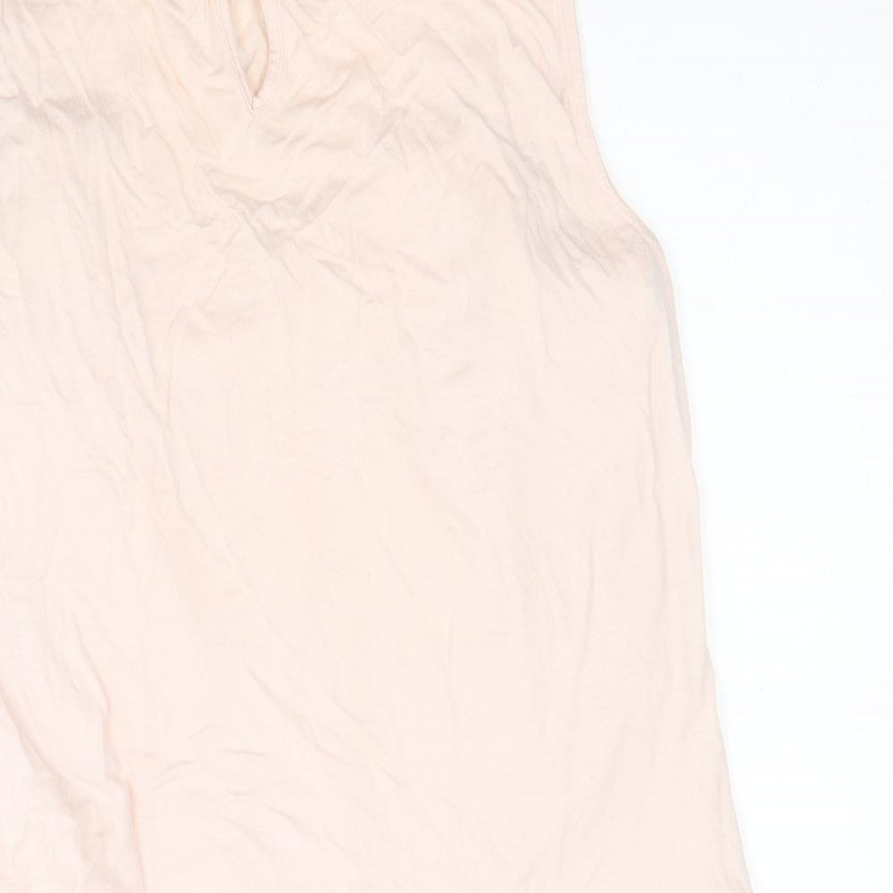 Womens UK Size 12 Principles Pink Jersey Blouse