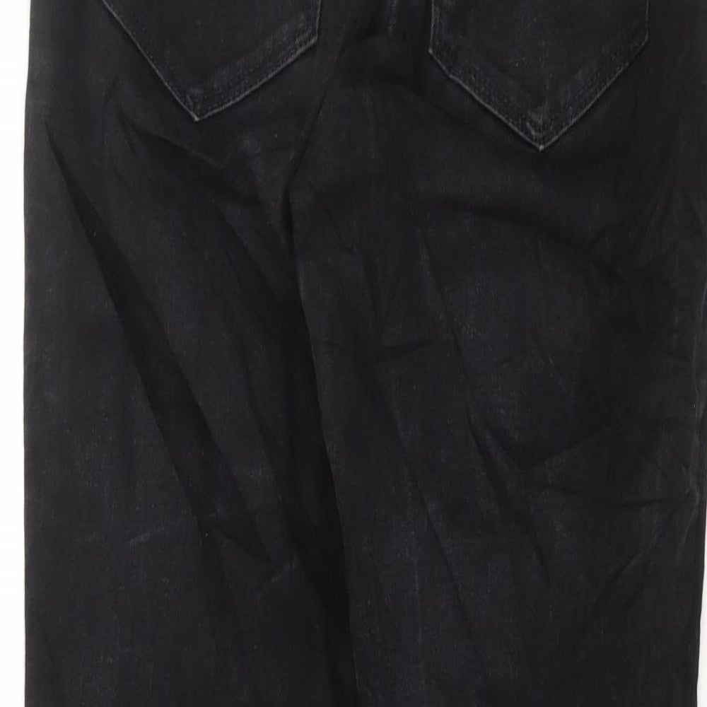 Gap Womens Black Cotton Skinny Jeans Size 26 in L28 in Regular Button