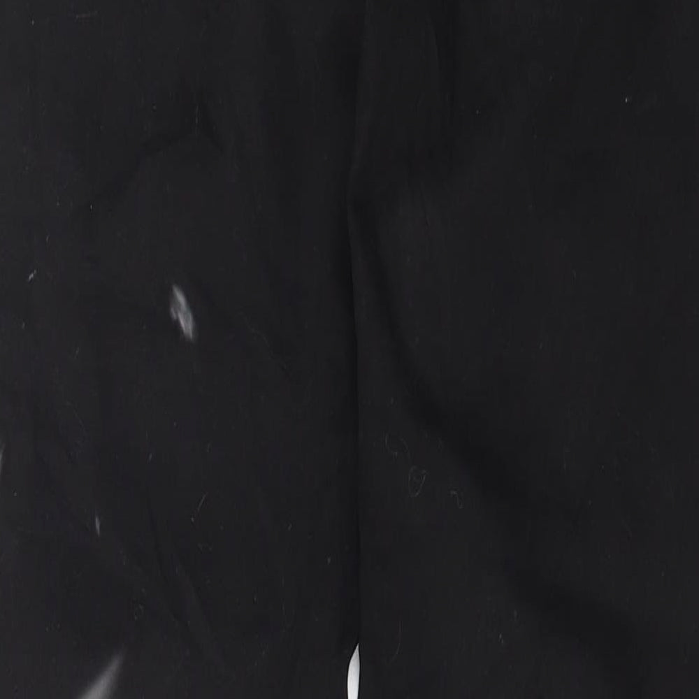 Denim & Co. Womens Black Cotton Skinny Jeans Size 12 L29 in Regular Button