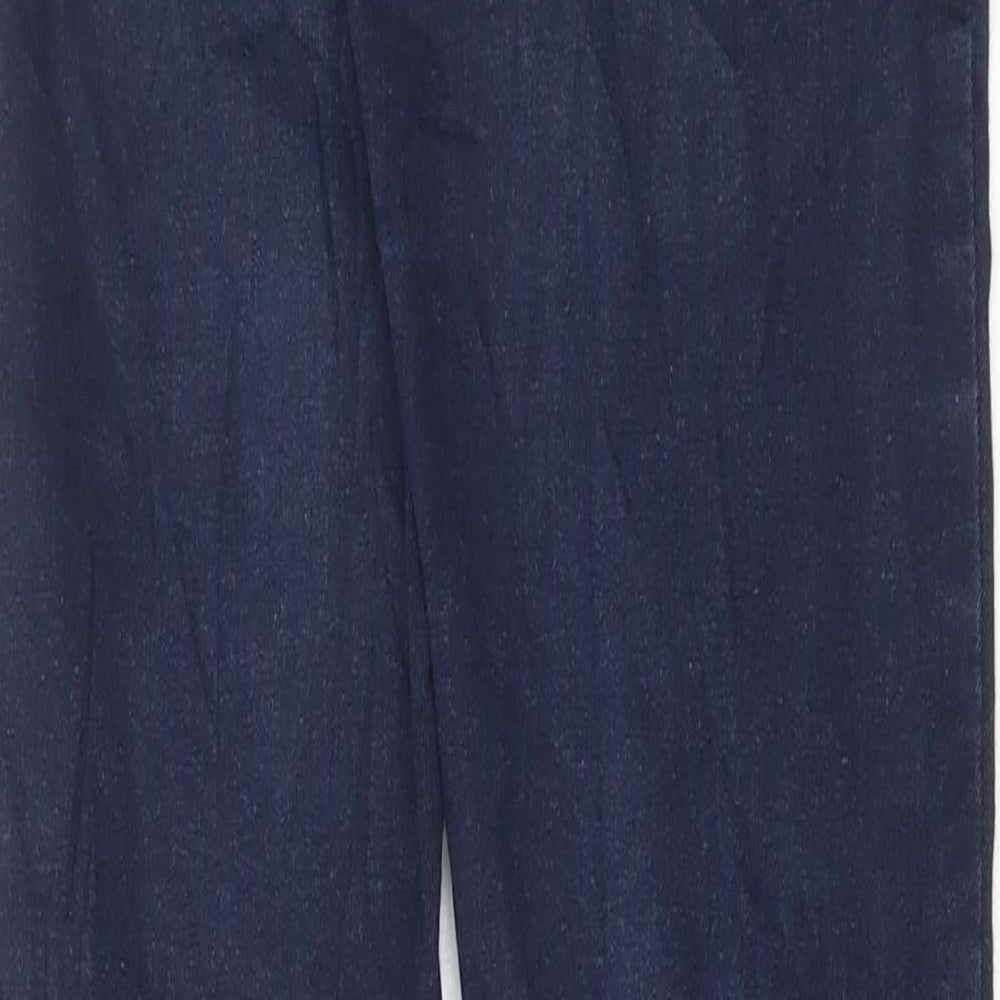Denim & Co. Womens Blue Cotton Skinny Jeans Size 24 in L31 in Regular Button