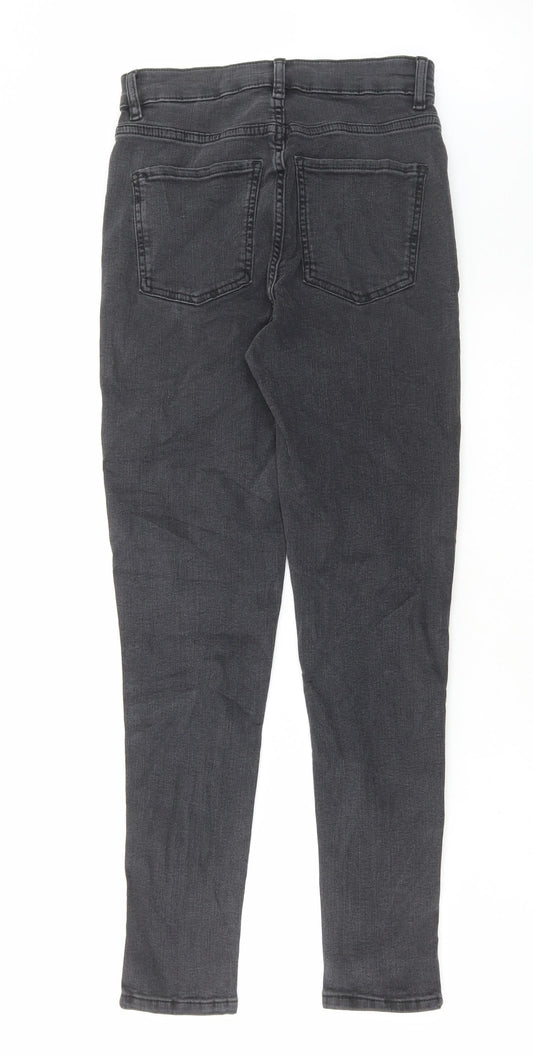 Womens UK Size 8 Marks and Spencer Regular Fit Skinny Grey Jeans