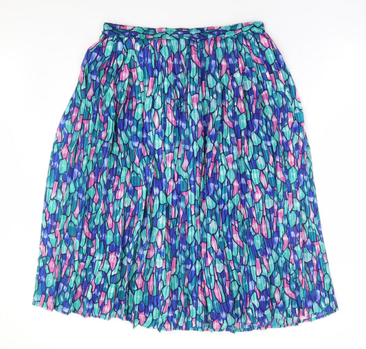Womens UK Size 32 in Preworn Pleated Chiffon Skirt