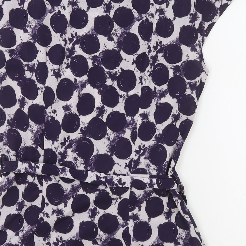 Womens UK Size 6 H&M Purple Basic Blouse