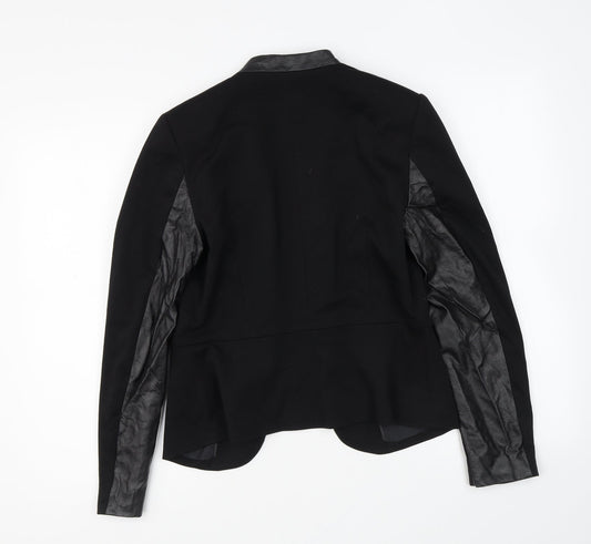 Womens UK Size 10 H&M Black Jacket