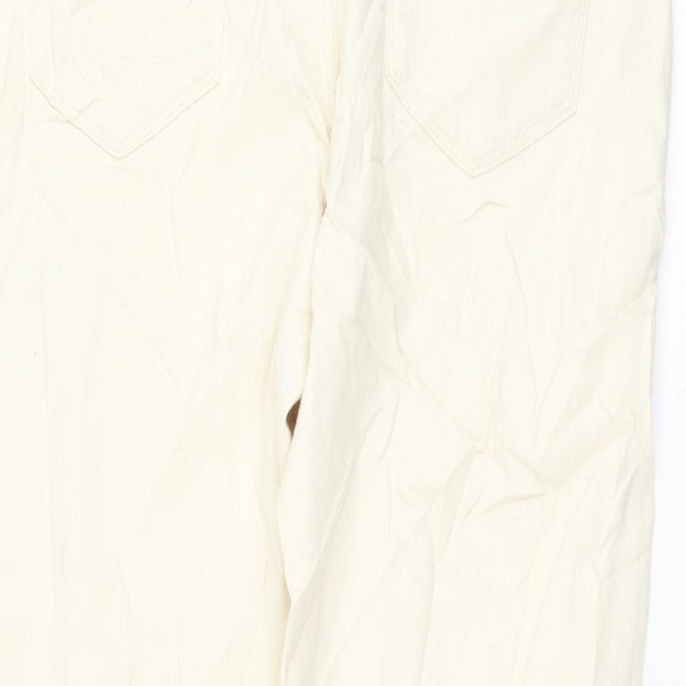 Womens UK Size 34 in Marks and Spencer Regular Fit Tapered Beige Jeans