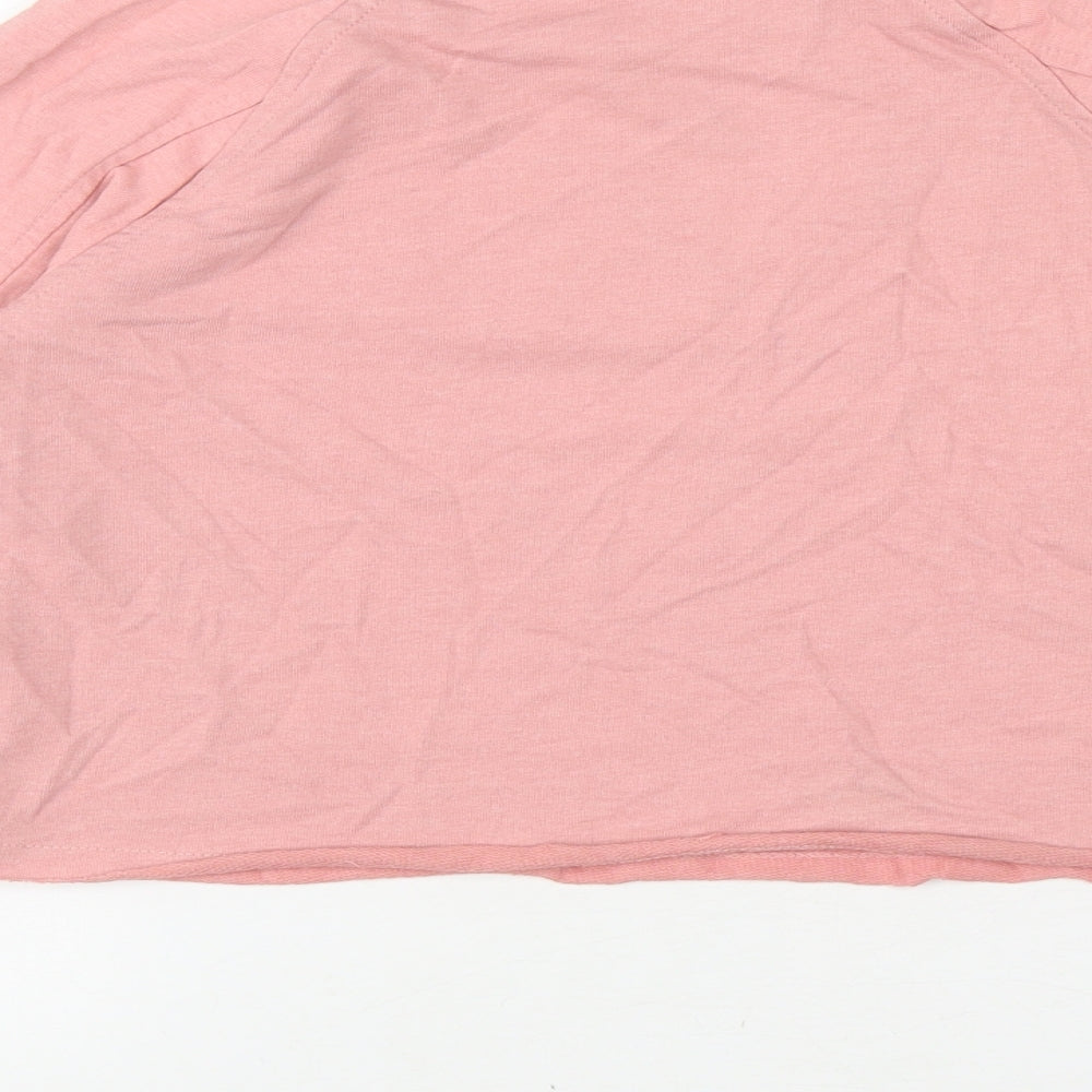 George Girls Pink Cotton Pullover Sweatshirt Size 9-10 Years Pullover - Los Angeles