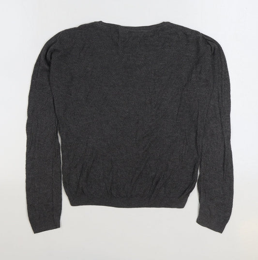 Womens UK Size 6 Dorothy Perkins Grey Basic T-Shirt