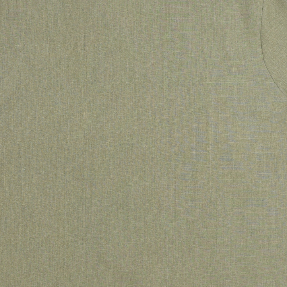 Womens UK Size 16 EWM Beige Basic Button-Up