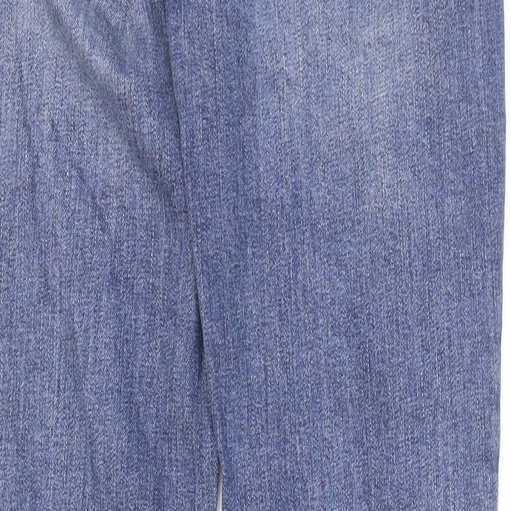 Gap Mens Blue Cotton Straight Jeans Size 28 in L27 in Regular Zip