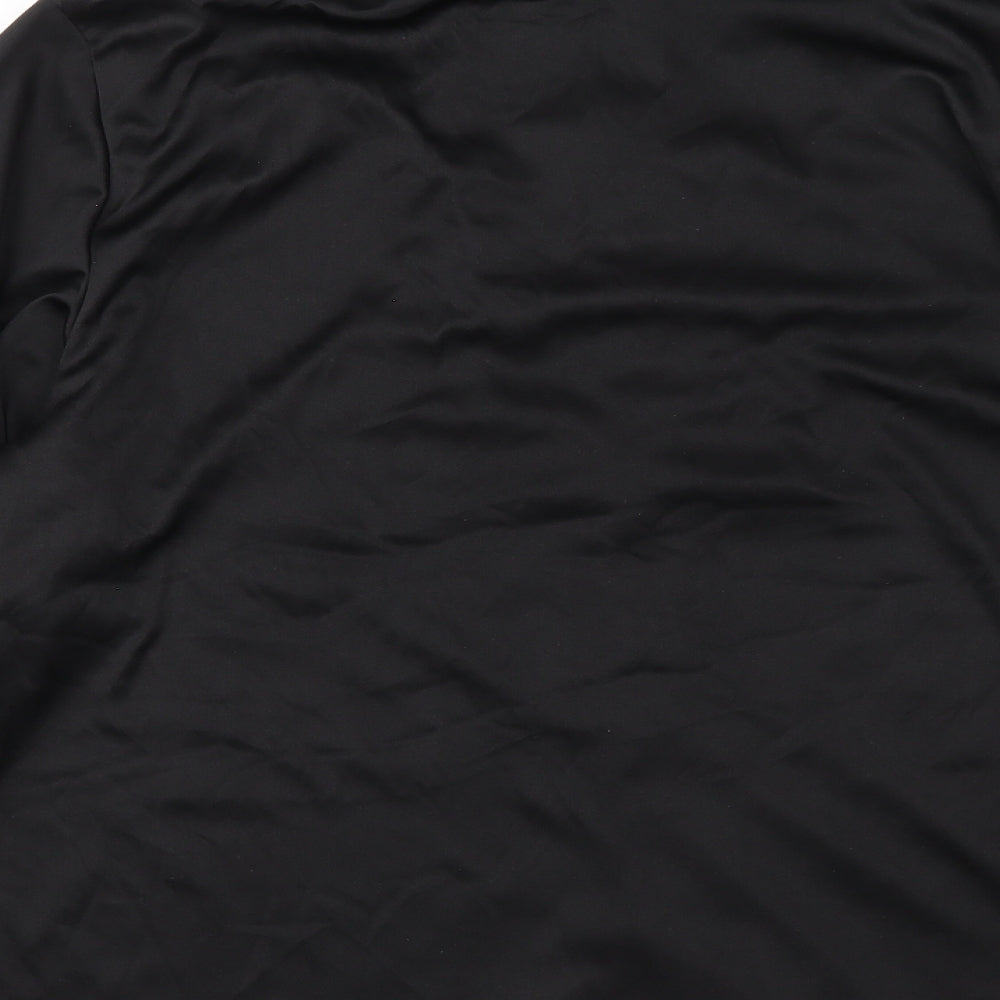 Mens UK Size M Christy's Dress Up Black Button-Up Long Sleeve Casual Shirt